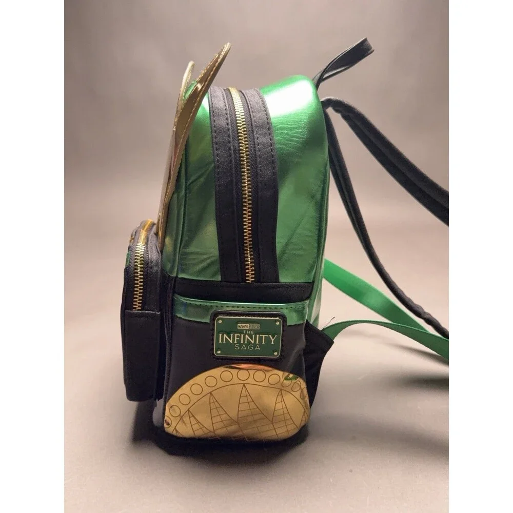Marvel Loungefly Metallic Shine Loki Mini Backpack The Infinity Saga